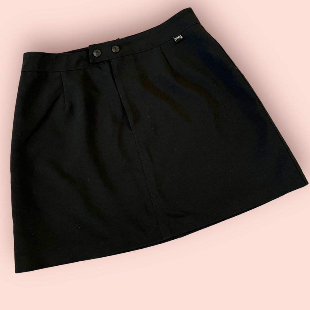 Guess Y2K Black Mini Skirt